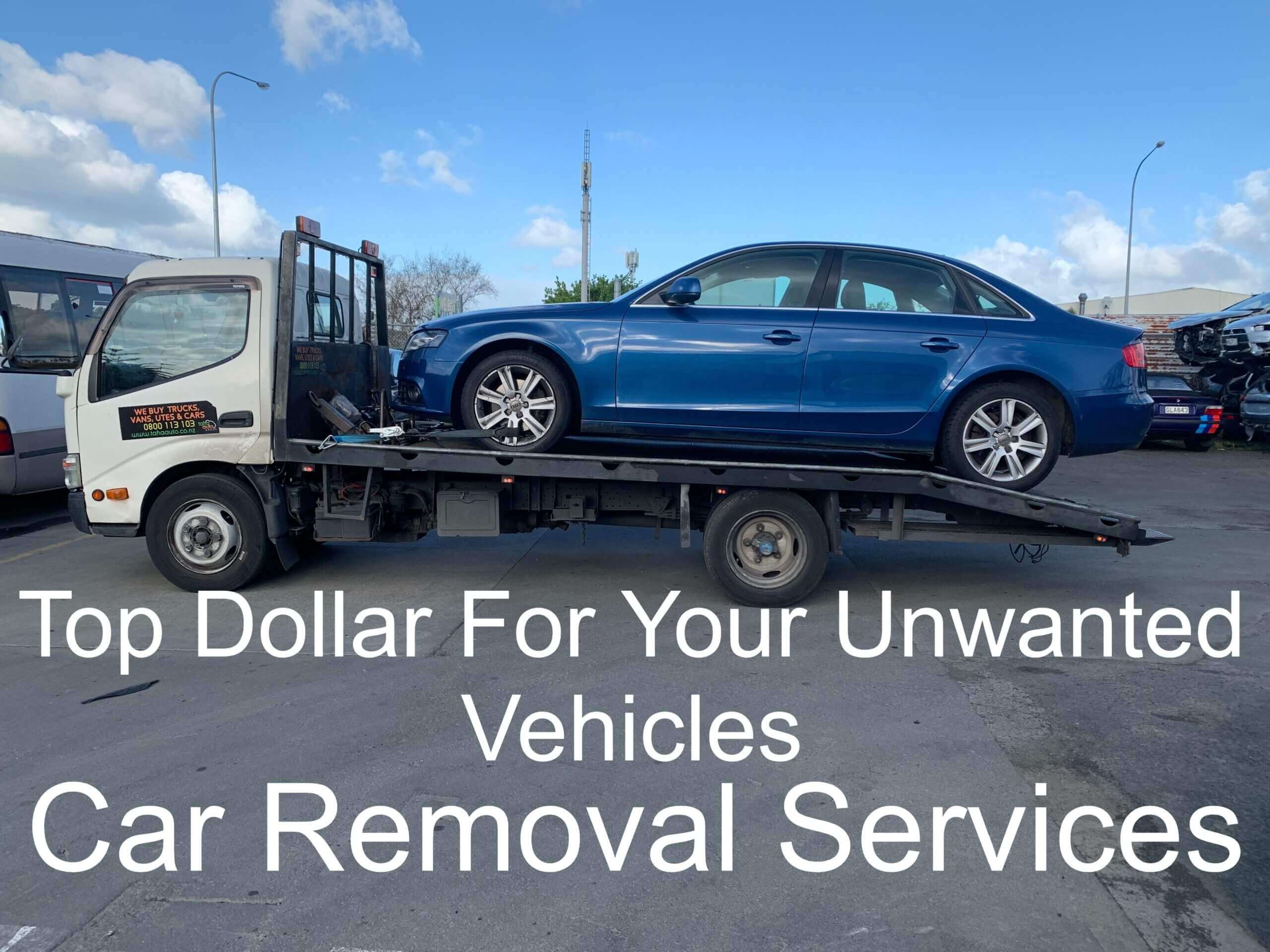 Scrap Car Removal Services